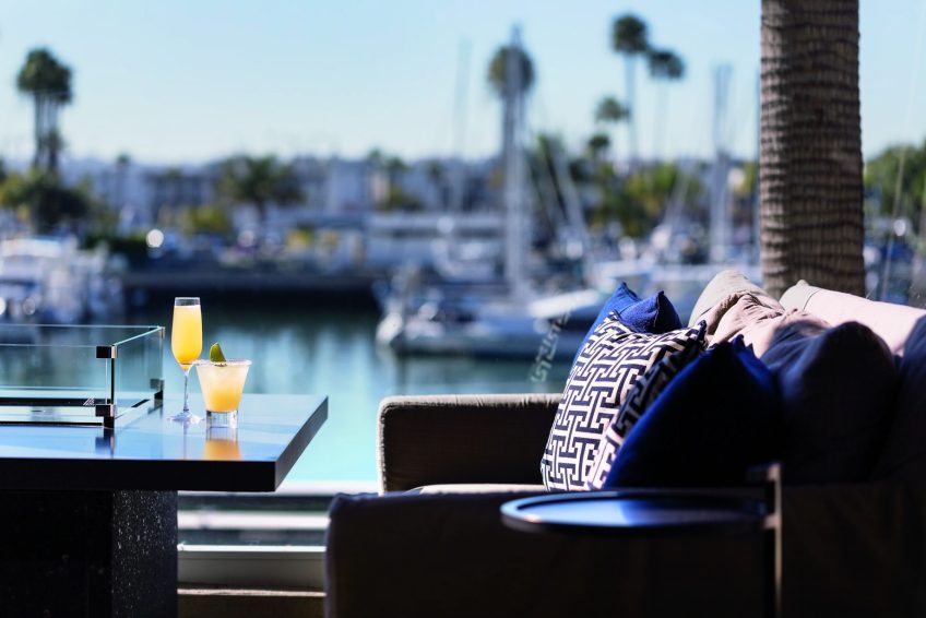The Ritz-Carlton, Marina del Rey Hotel - Marina del Rey, CA, USA - Cast & Plow Restaurant Marina View