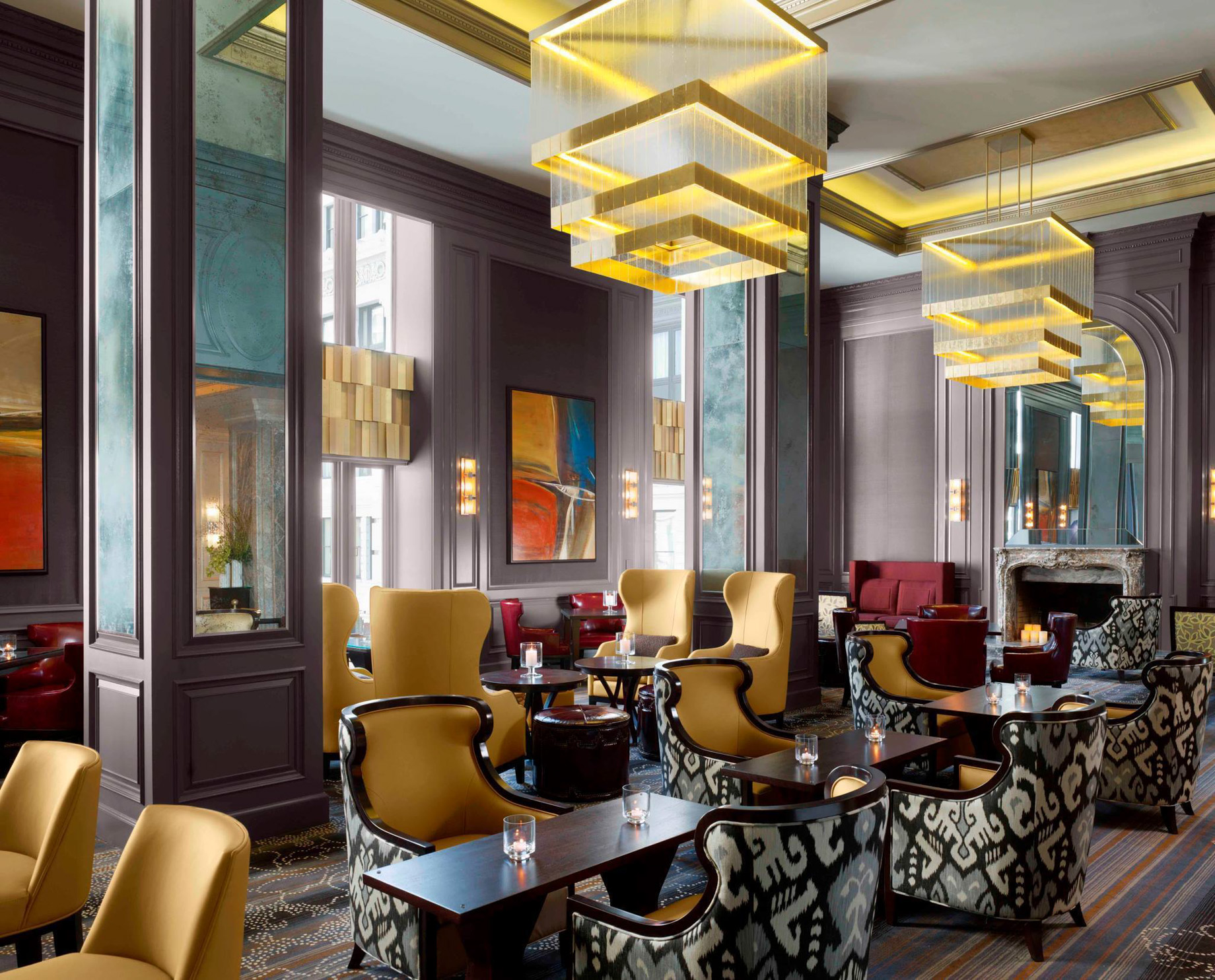 The Ritz-Carlton, San Francisco Hotel - San Francisco, CA, USA - Lobby Lounge