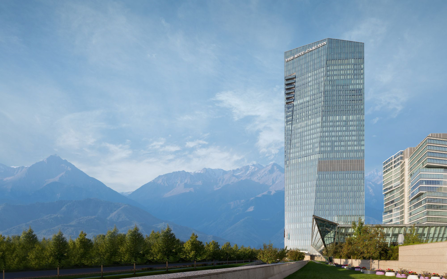 The Ritz-Carlton, Almaty Hotel – Almaty, Kazakhstan – Exterior Tower View