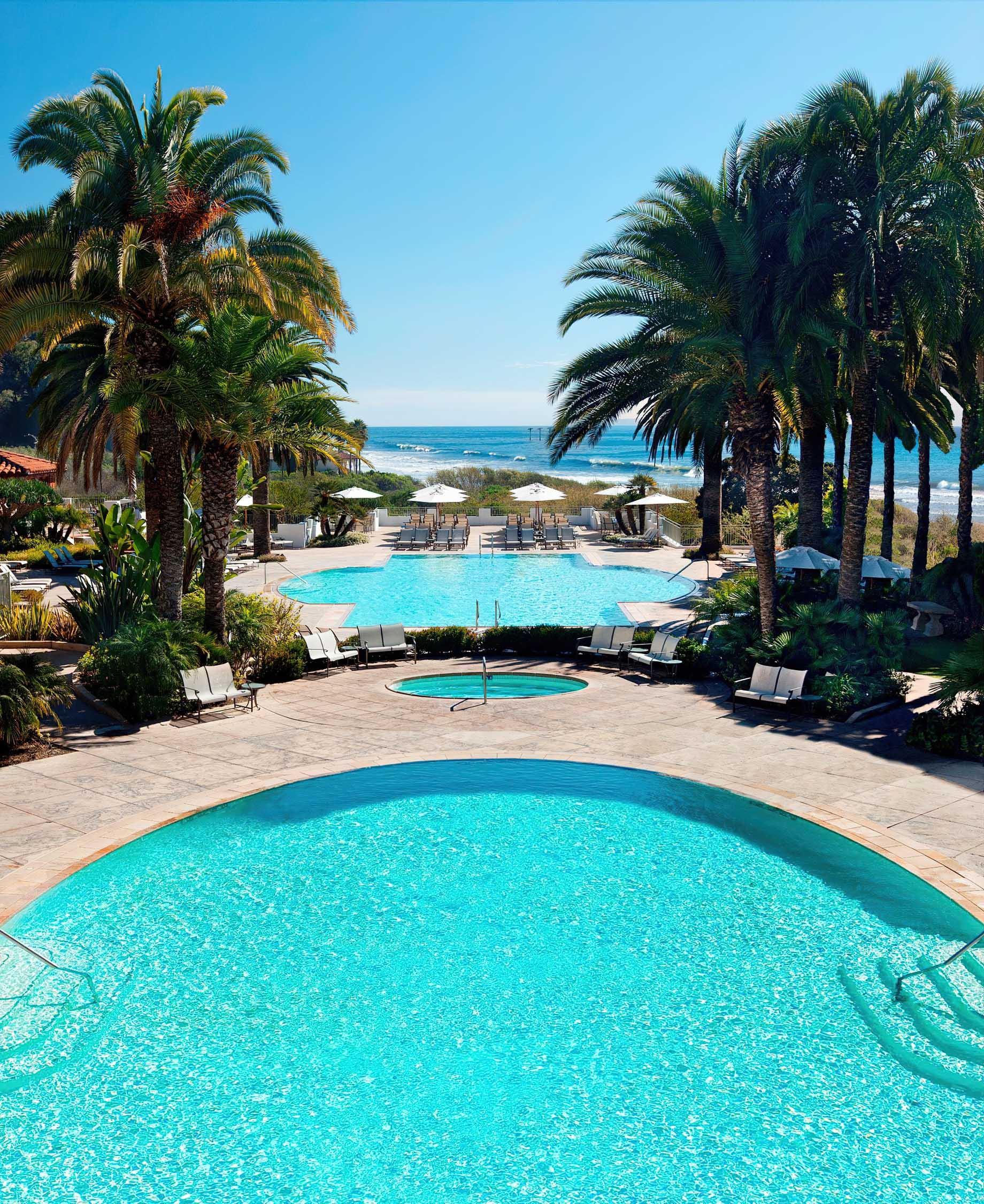 The Ritz-Carlton Bacara, Santa Barbara Resort - Santa Barbara, CA, USA - Resort Pool Ocean View