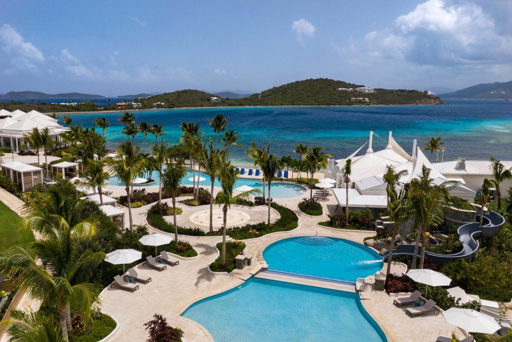 009 - The Ritz-Carlton, St. Thomas Resort - St. Thomas, U.S. Virgin Islands - Exterior Pool Aerial View