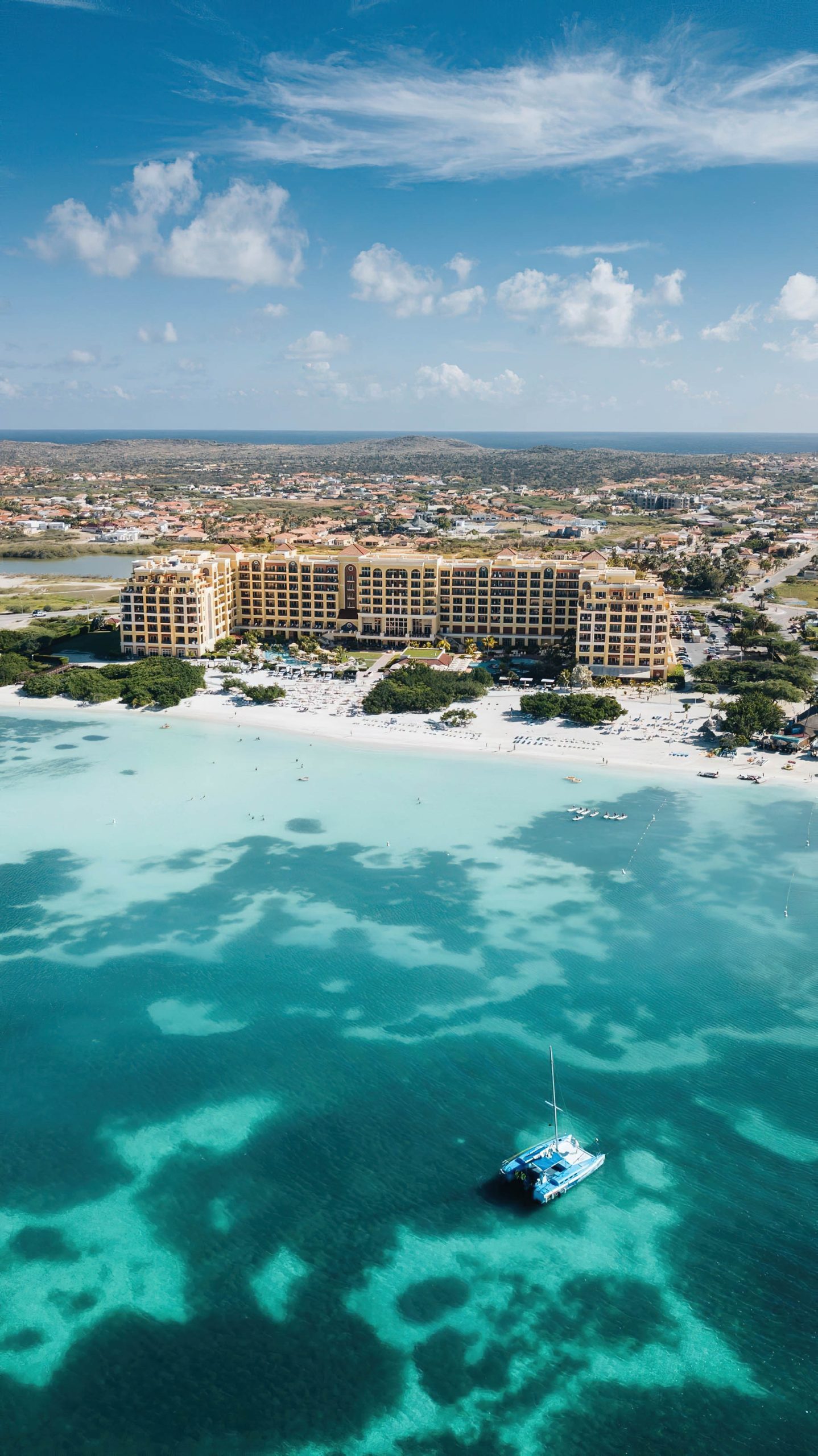 The Ritz-Carlton, Aruba Resort – Palm Beach, Aruba – Resort Aerial View