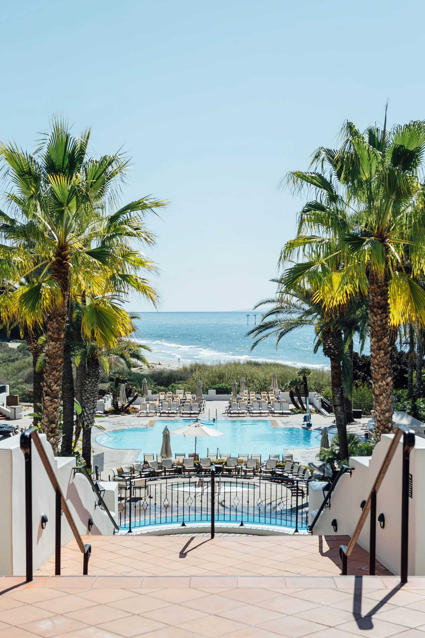 The Ritz-Carlton Bacara, Santa Barbara Resort - Santa Barbara, CA, USA - Resort Pool Ocean View