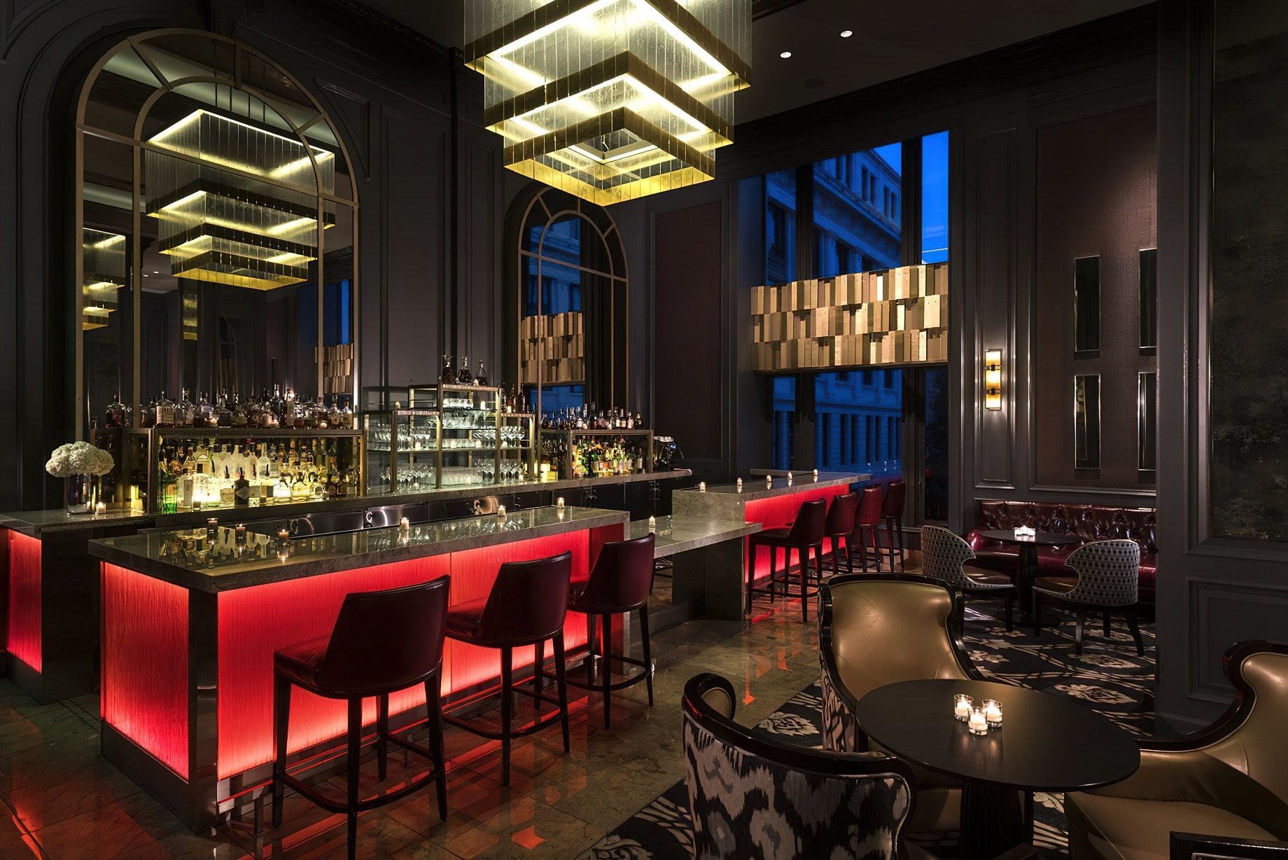 The Ritz-Carlton, San Francisco Hotel – San Francisco, CA, USA – Lobby Lounge Bar