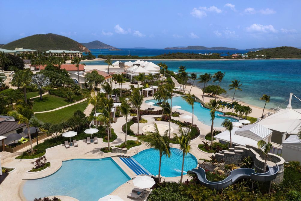 010 - The Ritz-Carlton, St. Thomas Resort - St. Thomas, U.S. Virgin Islands - Pool Aerial View