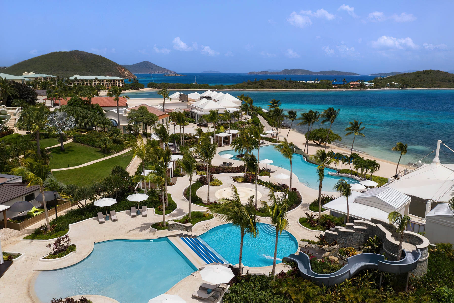 010 – The Ritz-Carlton, St. Thomas Resort – St. Thomas, U.S. Virgin Islands – Pool Aerial View