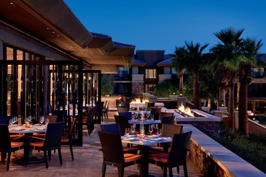The Ritz-Carlton, Rancho Mirage Resort - Rancho Mirage, CA, USA - State Fare Bar & Kitchen Restaurant Terrace