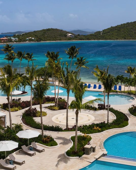 011 - The Ritz-Carlton, St. Thomas Resort - St. Thomas, U.S. Virgin Islands - Pool Aerial View