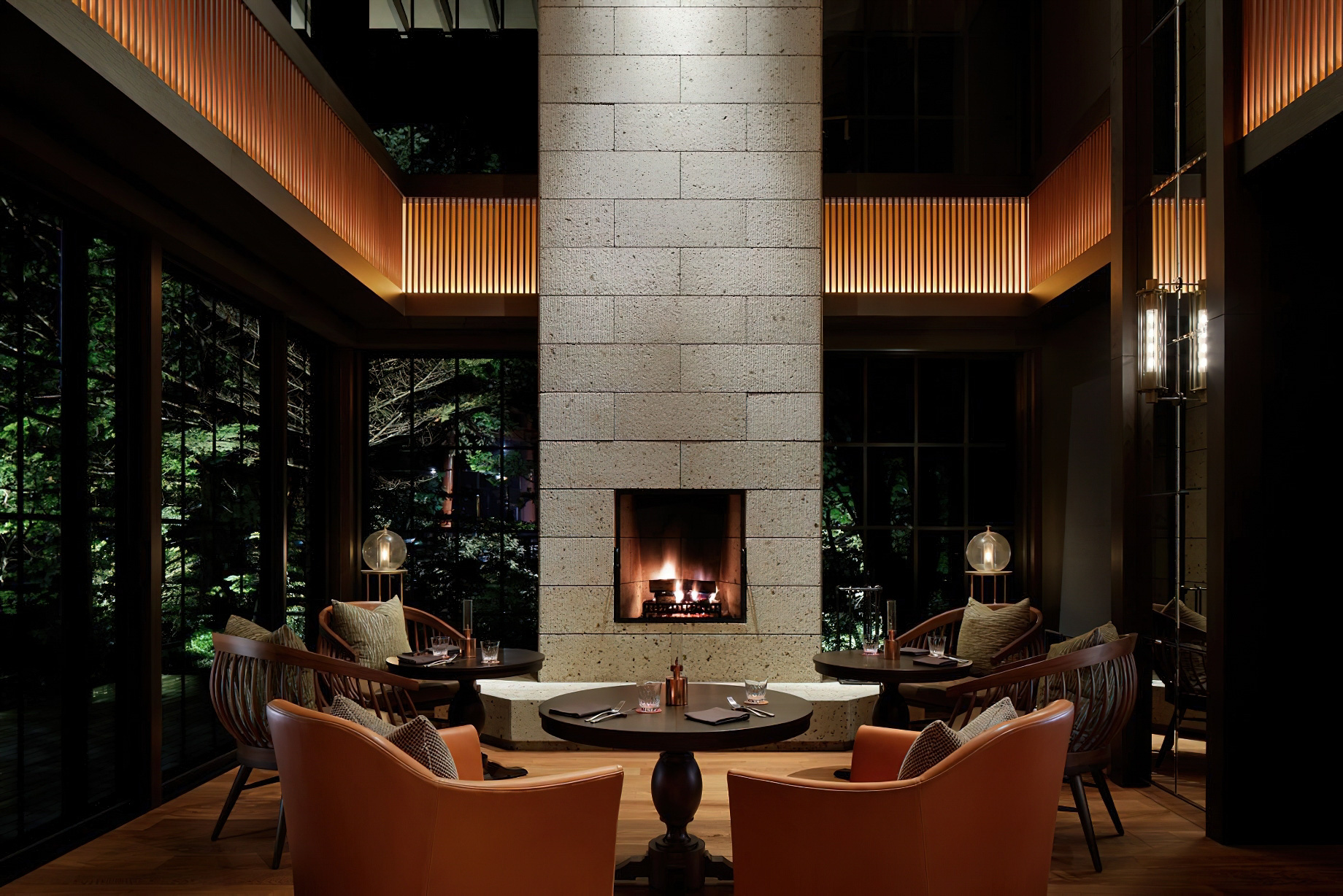 The Ritz-Carlton, Nikko Hotel – Nikko Tochigi, Japan – Lakehouse Restaurant Lounge