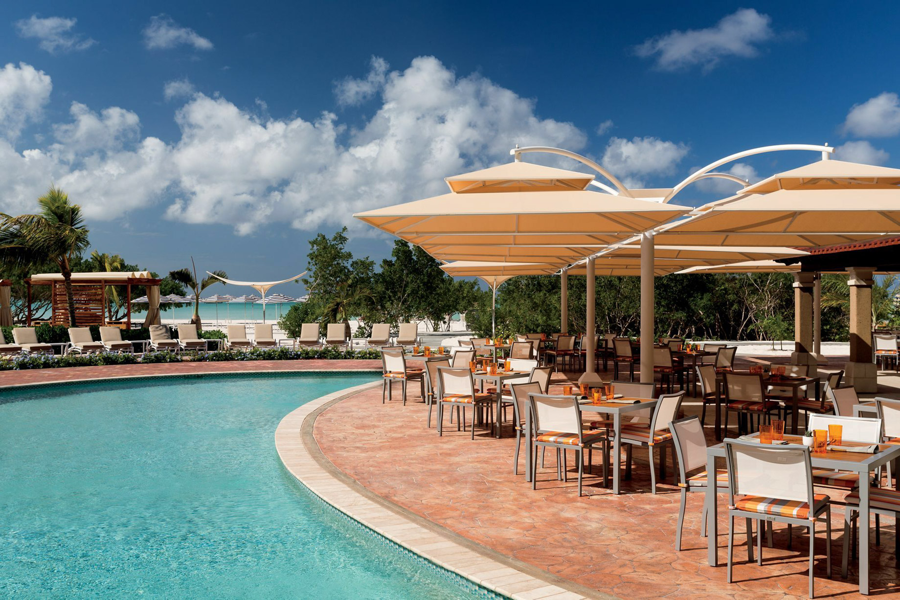 The Ritz-Carlton, Aruba Resort – Palm Beach, Aruba – Madero Pool & Beach Grill