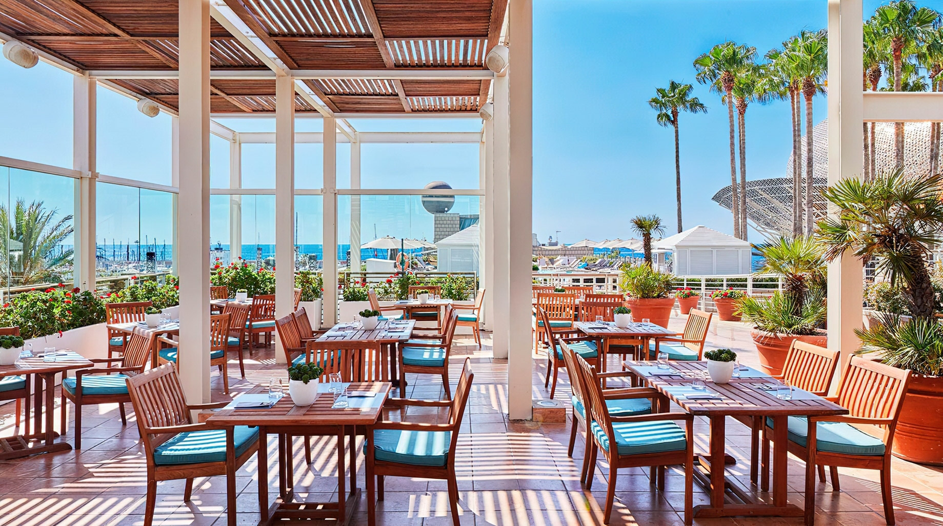 Hotel Arts Barcelona Ritz-Carlton - Barcelona, Spain - Marina Restaurant Terrace