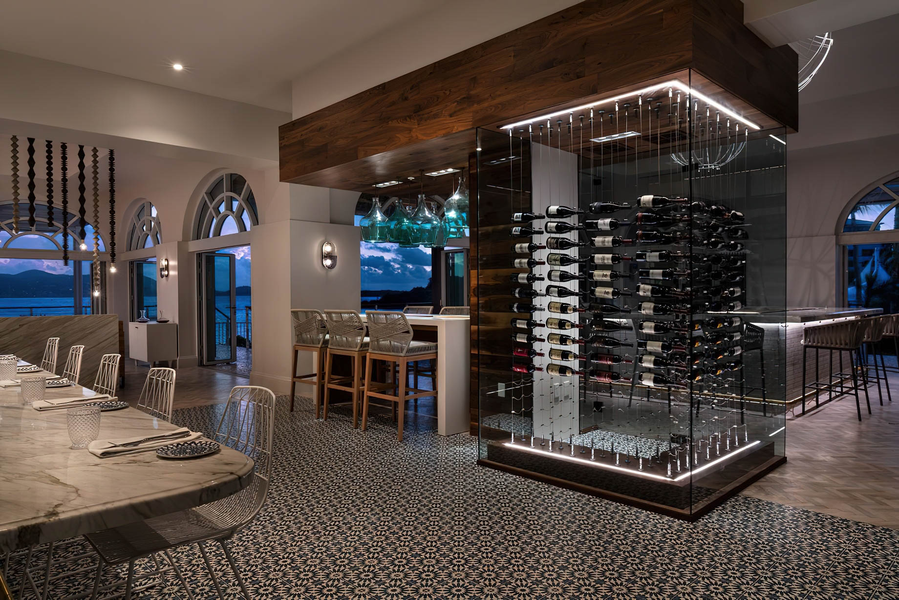 017 – The Ritz-Carlton, St. Thomas Resort – St. Thomas, U.S. Virgin Islands – Alloro Restaurant Interior