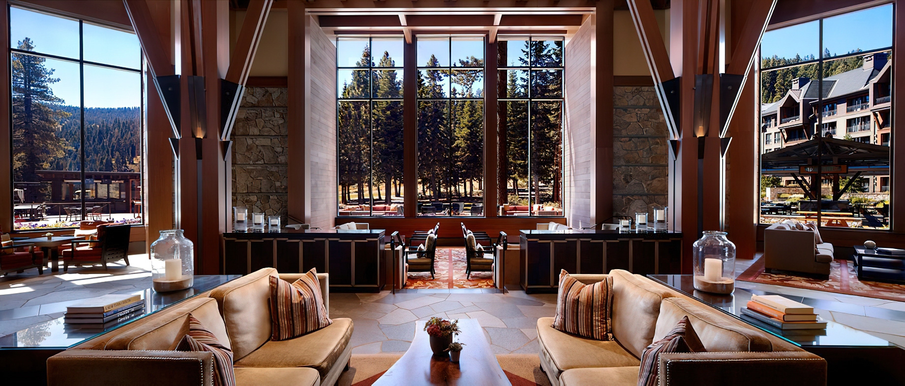 The Ritz-Carlton, Lake Tahoe Resort – Truckee, CA, USA – The Living Room Interior