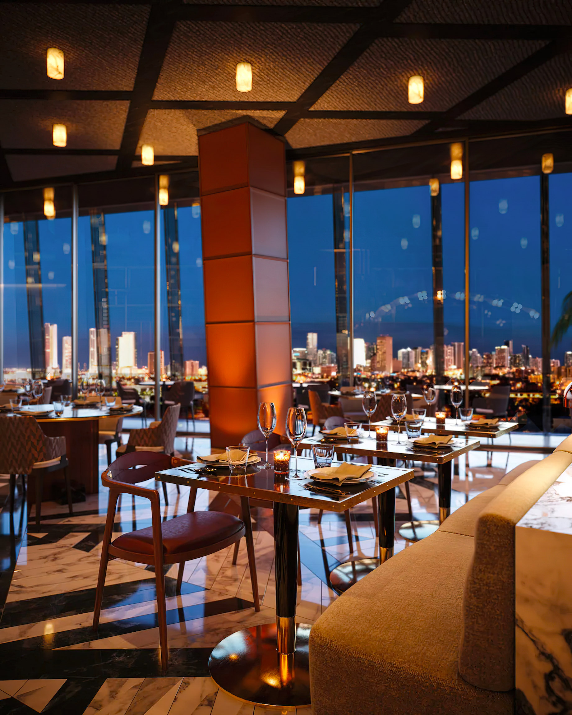 The Ritz-Carlton, Mexico City Hotel – Mexico City, Mexico – Samos Restaurant Table