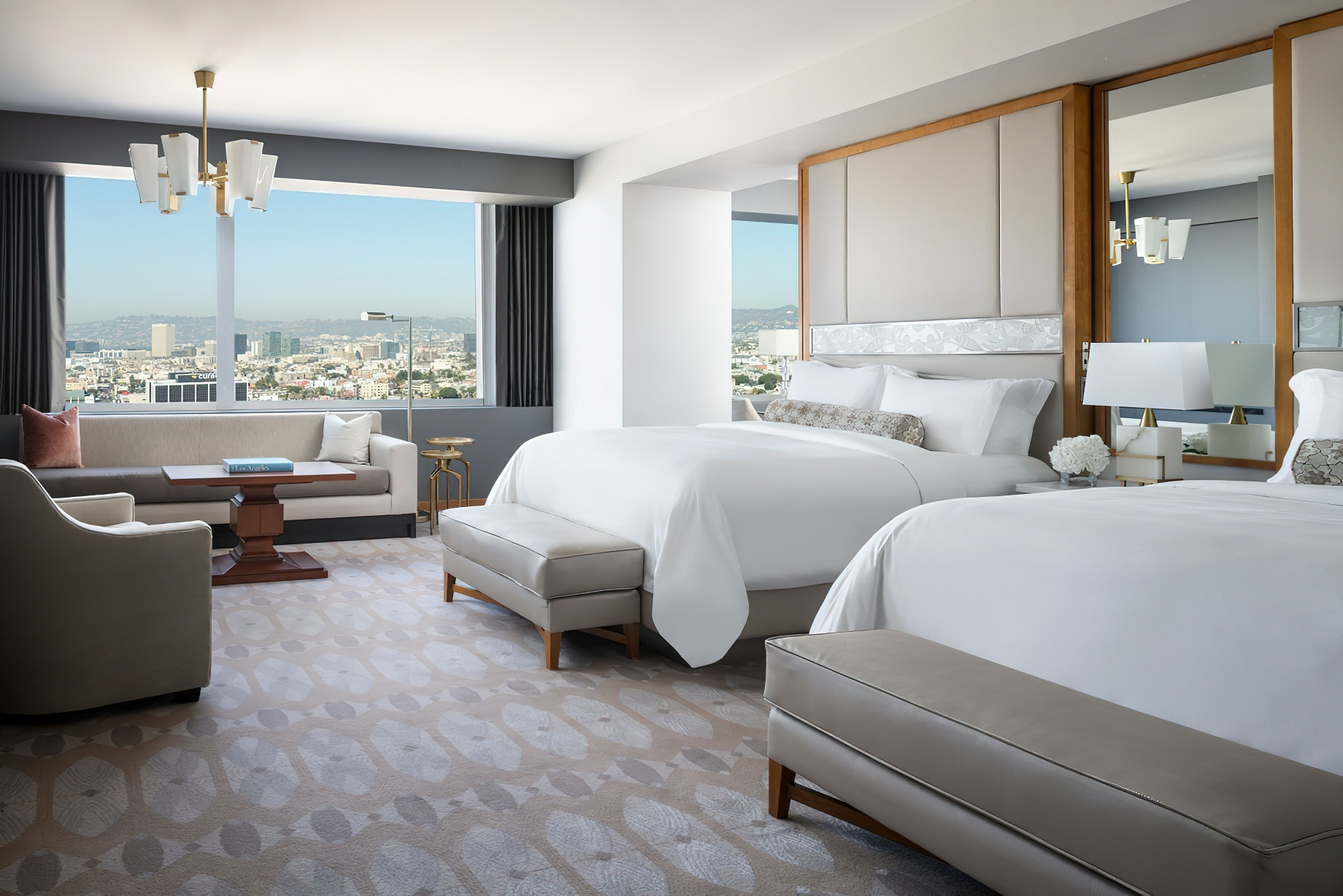 The Ritz-Carlton, Los Angeles L.A. Live Hotel - Los Angeles, CA, USA - Junior Suite Double Queen_
