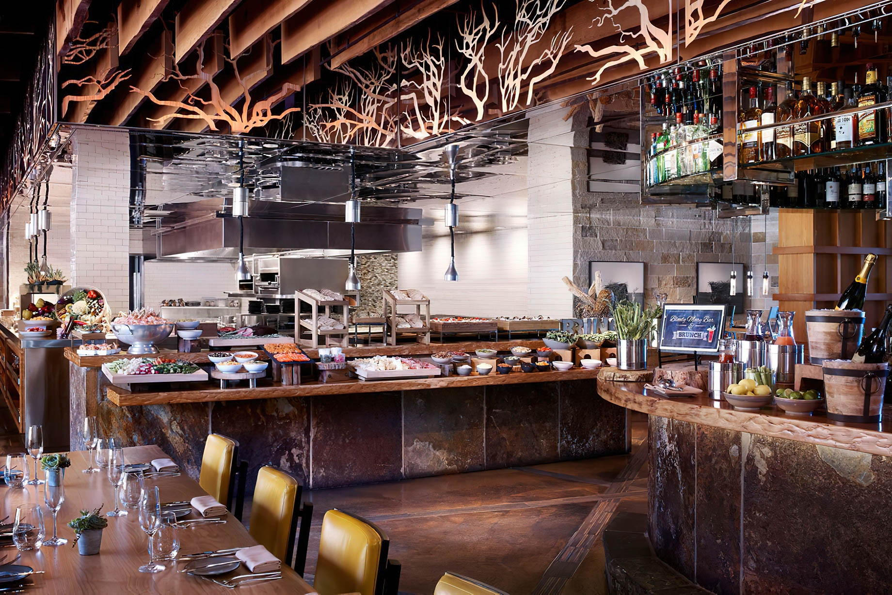 The Ritz-Carlton, Lake Tahoe Resort – Truckee, CA, USA – Manzanita Restaurant Food Station