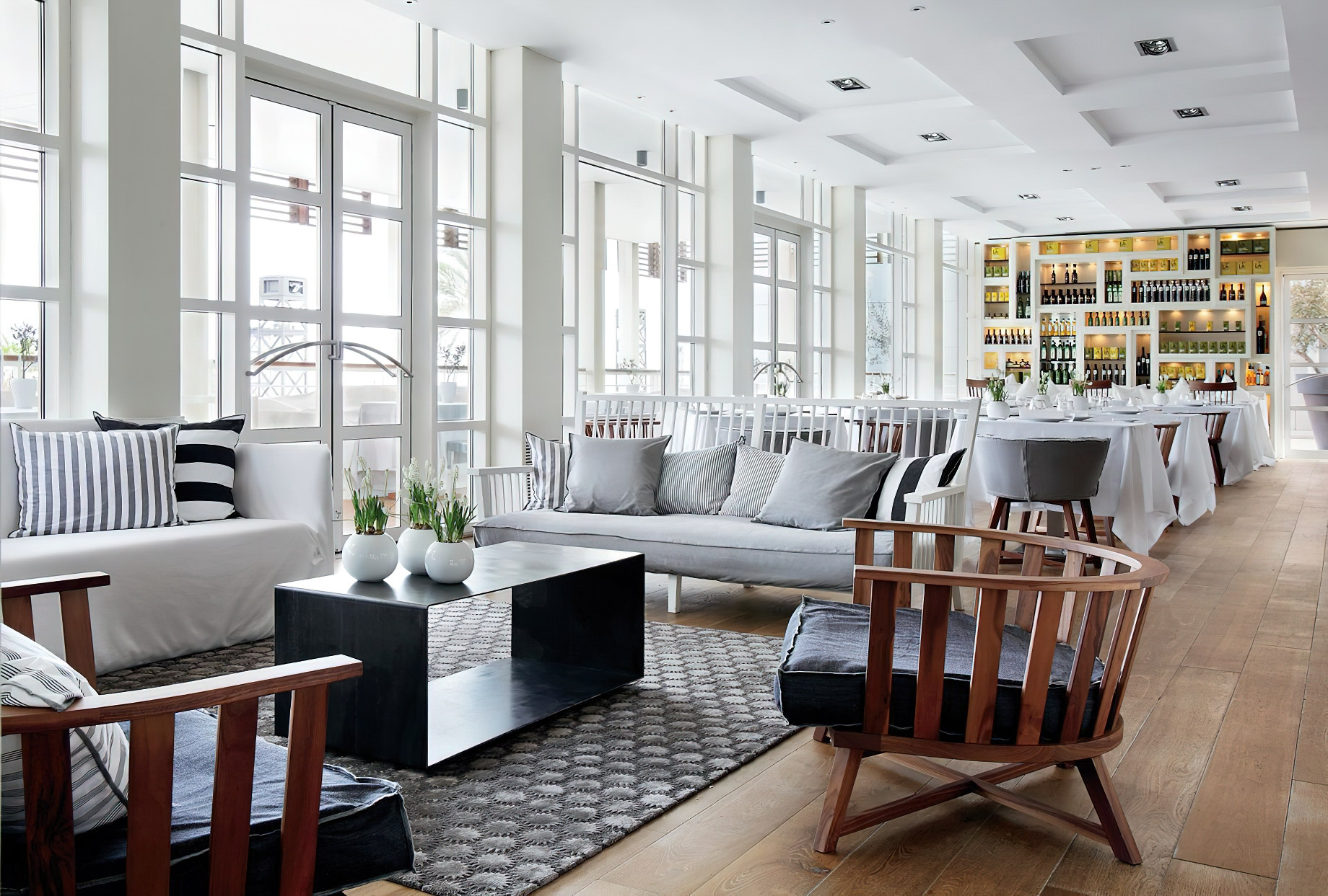 Hotel Arts Barcelona Ritz-Carlton – Barcelona, Spain – Enoteca Paco Perez Restaurant Interior