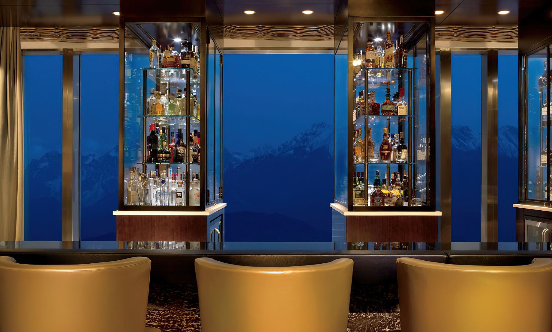 The Ritz-Carlton, Almaty Hotel – Almaty, Kazakhstan – Sky Lounge and Bar Interior