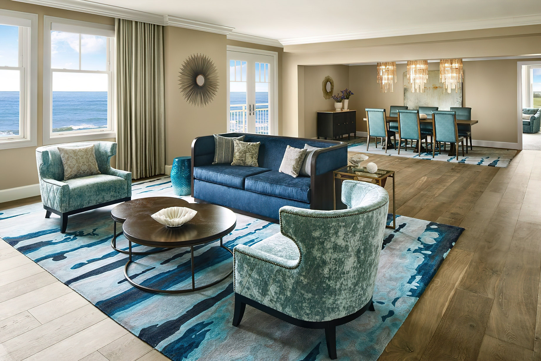 The Ritz-Carlton, Half Moon Bay Resort – Half Moon Bay, CA, USA – Ritz-Carlton Suite Living Room