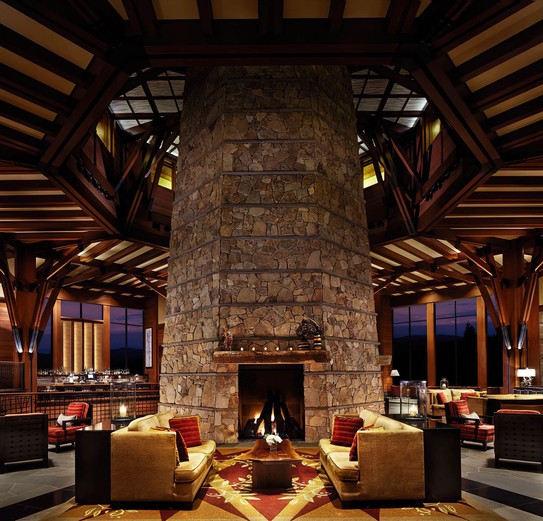 The Ritz-Carlton, Lake Tahoe Resort – Truckee, CA, USA – The Living Room