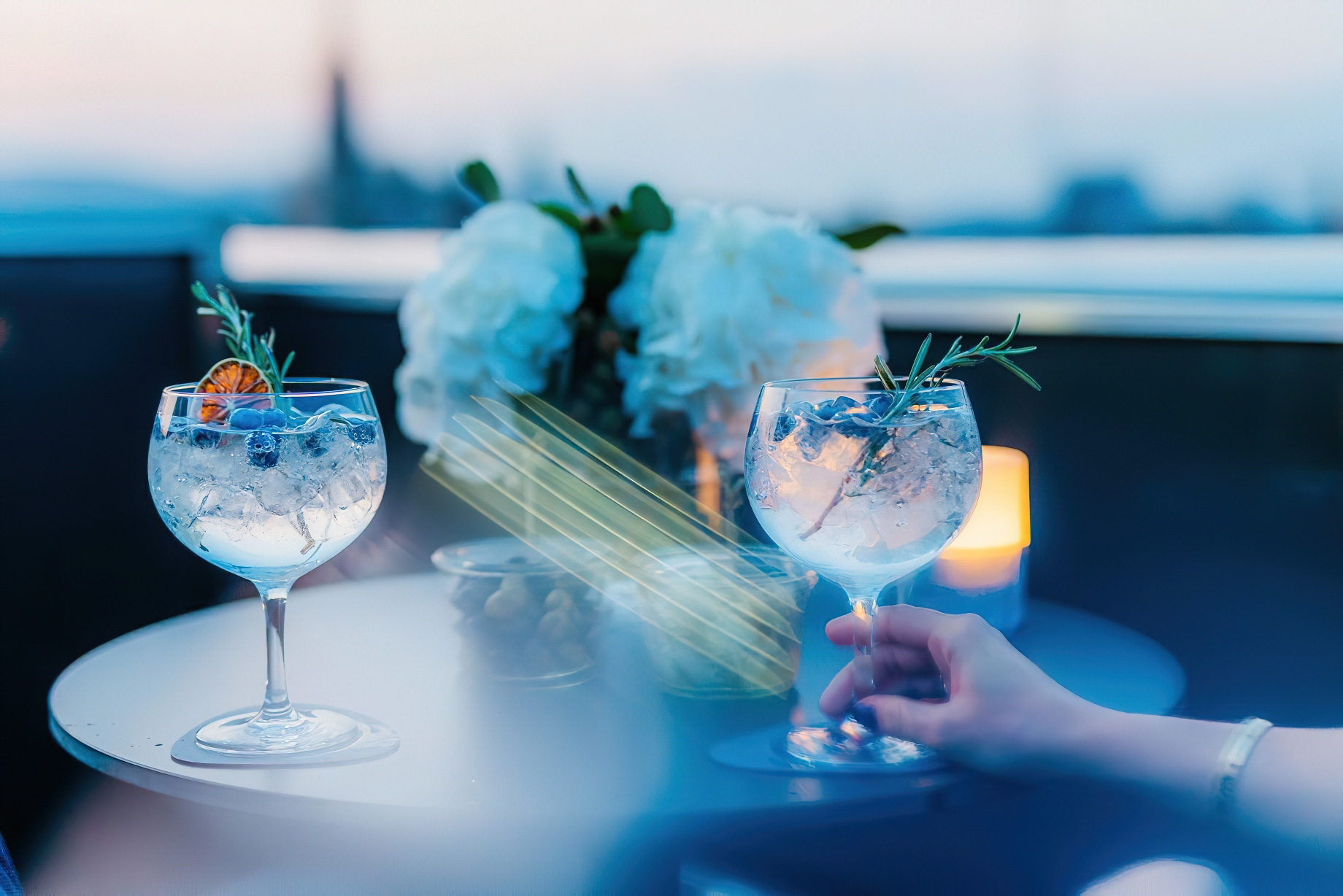 The Ritz-Carlton, Vienna Hotel – Vienna, Austria – Atmosphere Rooftop Bar Cocktails