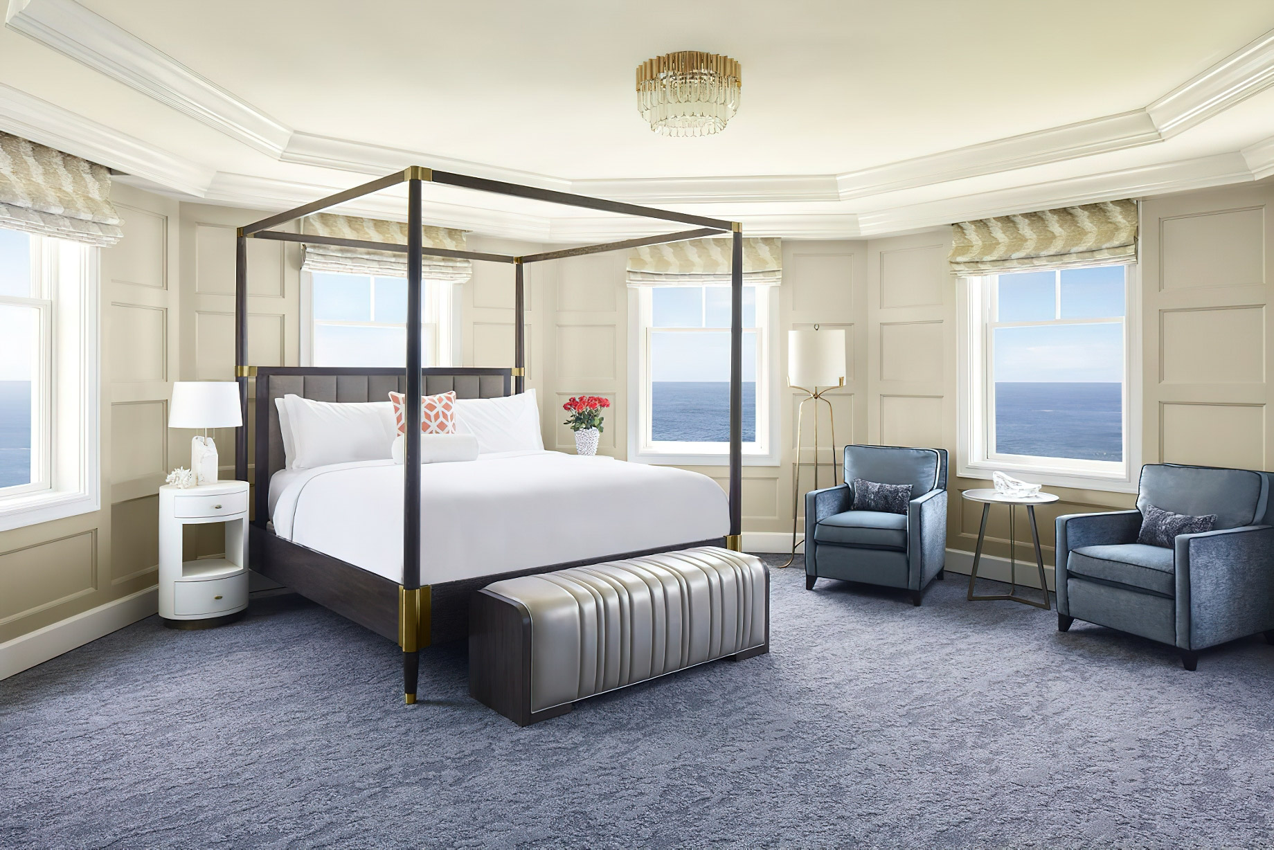 The Ritz-Carlton, Half Moon Bay Resort – Half Moon Bay, CA, USA – Ritz-Carlton Suite Bedroom