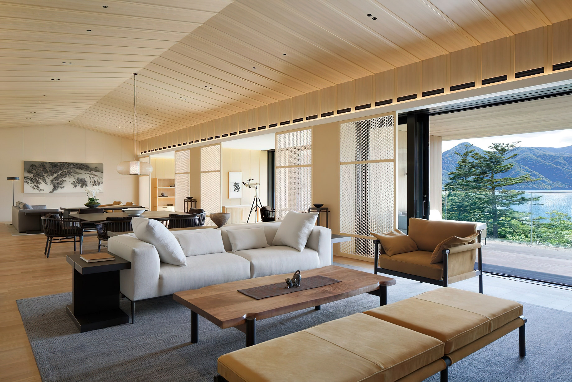 The Ritz-Carlton, Nikko Hotel – Nikko Tochigi, Japan – Ritz-Carlton Suite Living Area