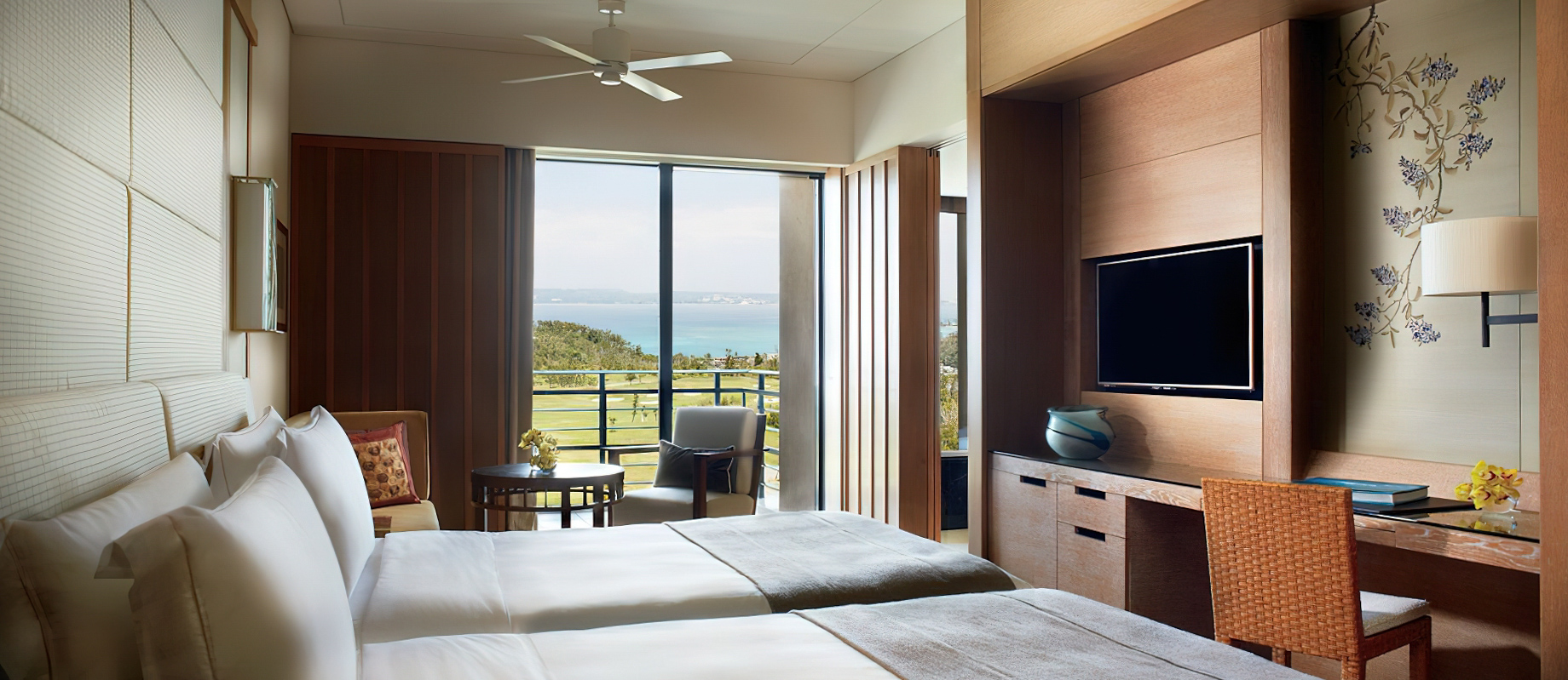 The Ritz-Carlton, Okinawa Hotel - Okinawa, Japan - Bay Deluxe Room View