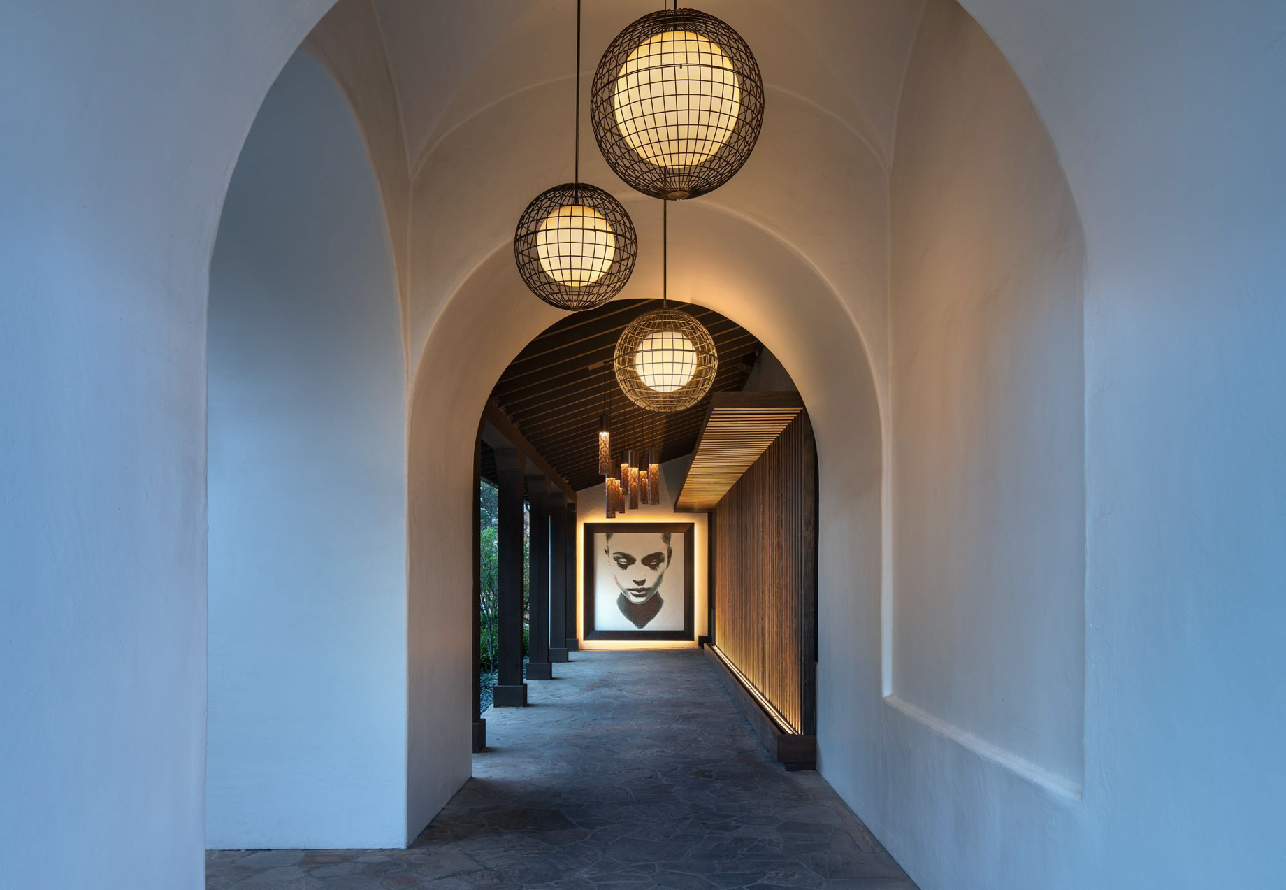 The Ritz-Carlton Bacara, Santa Barbara Resort - Santa Barbara, CA, USA - Angel Oak Restaurant Entry