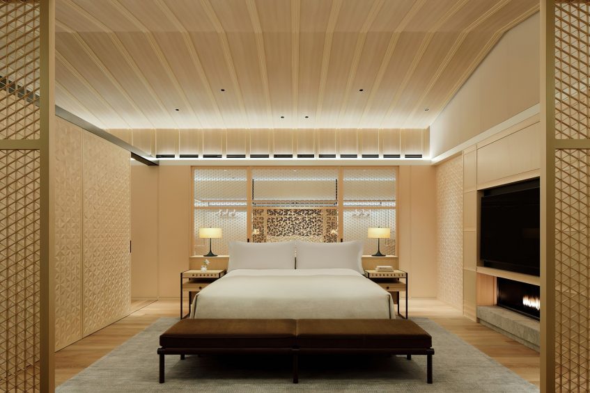 The Ritz-Carlton, Nikko Hotel - Nikko Tochigi, Japan - Ritz-Carlton Suite Bedroom