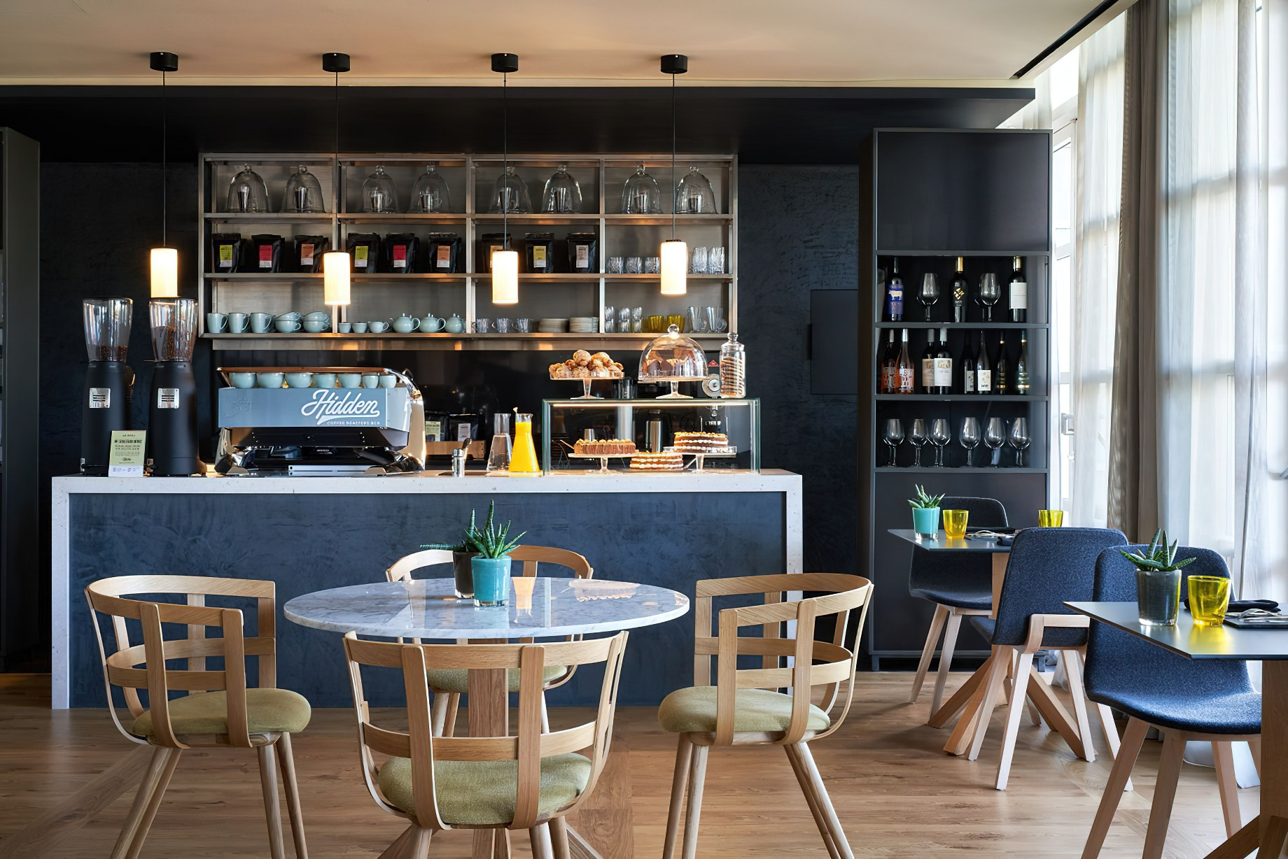 Hotel Arts Barcelona Ritz-Carlton – Barcelona, Spain – Bites Restaurant Tables