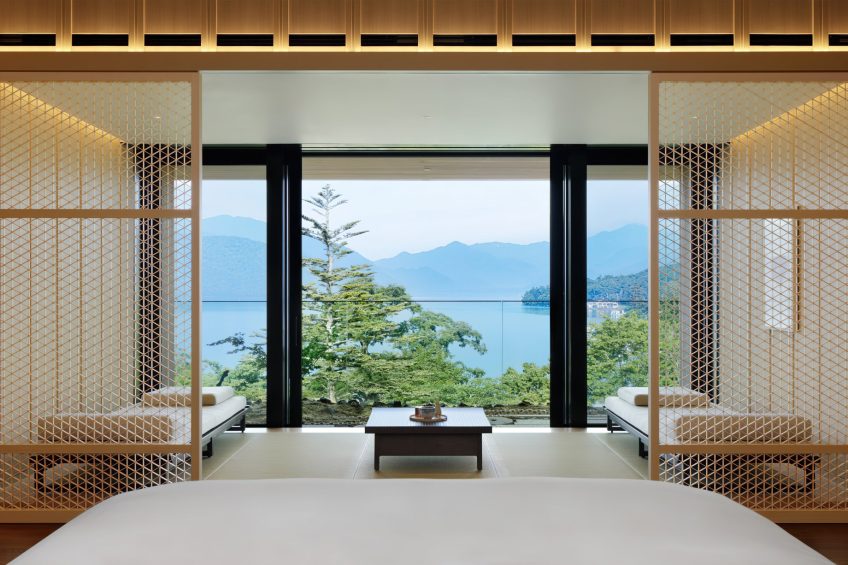 The Ritz-Carlton, Nikko Hotel - Nikko Tochigi, Japan - Guest Suite Bedroom View