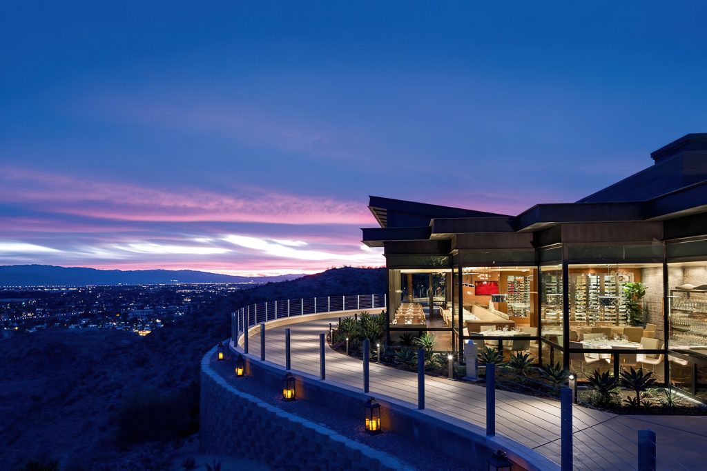 The Ritz-Carlton, Rancho Mirage Resort - Rancho Mirage, CA, USA - The Edge Steakhouse Exterior Night View