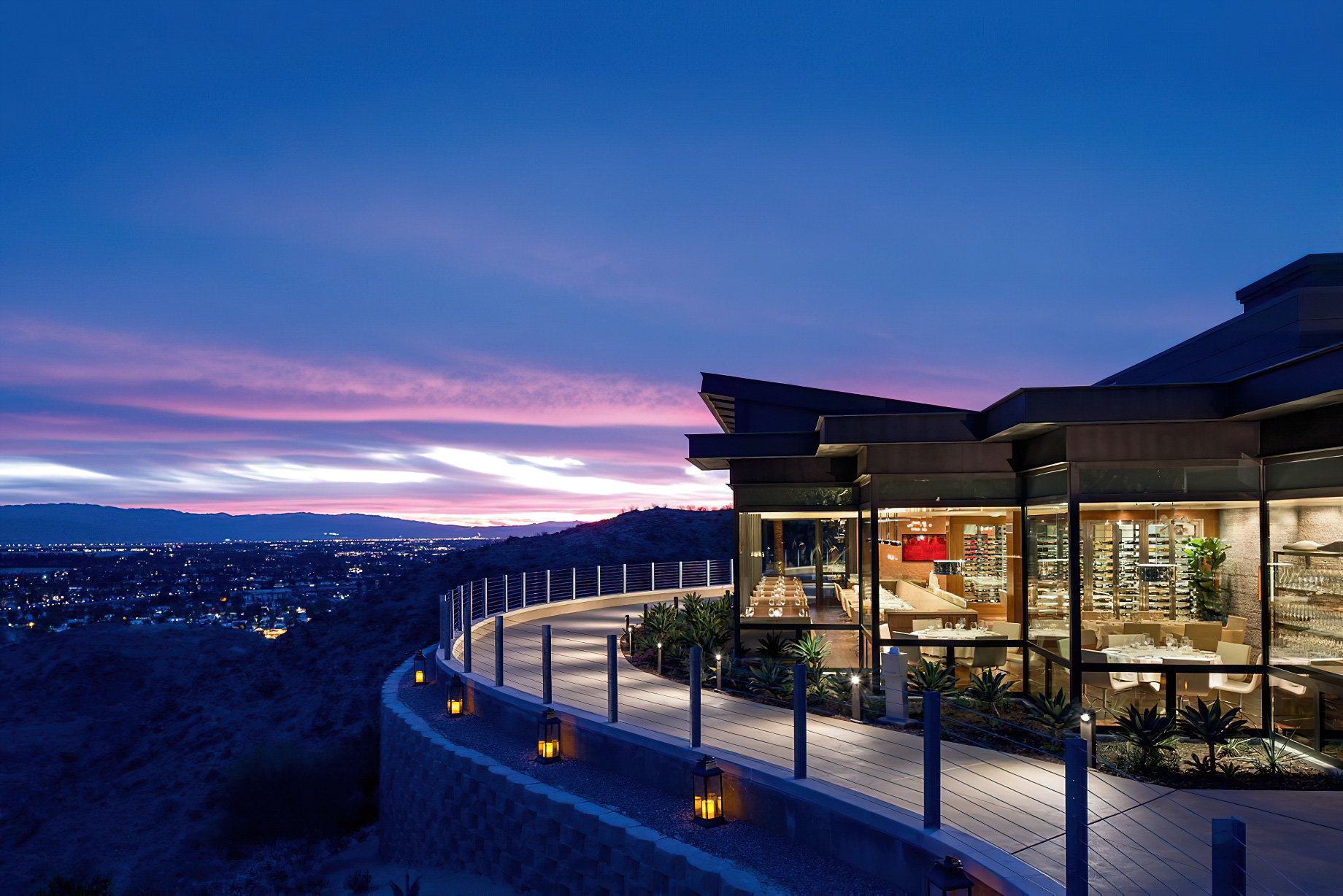 The Ritz-Carlton, Rancho Mirage Resort – Rancho Mirage, CA, USA – The Edge Steakhouse Exterior Night View