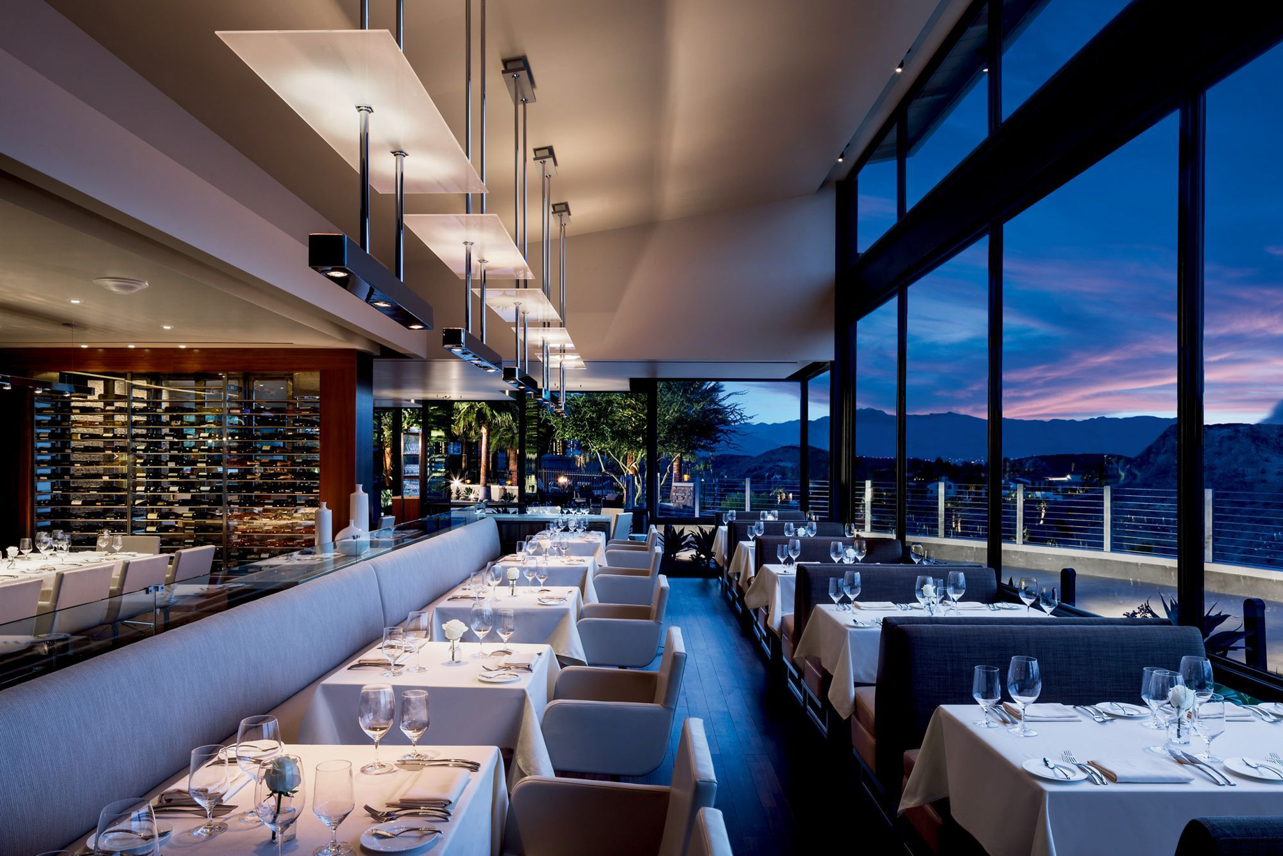 The Ritz-Carlton, Rancho Mirage Resort – Rancho Mirage, CA, USA – The Edge Steakhouse Resaurant View