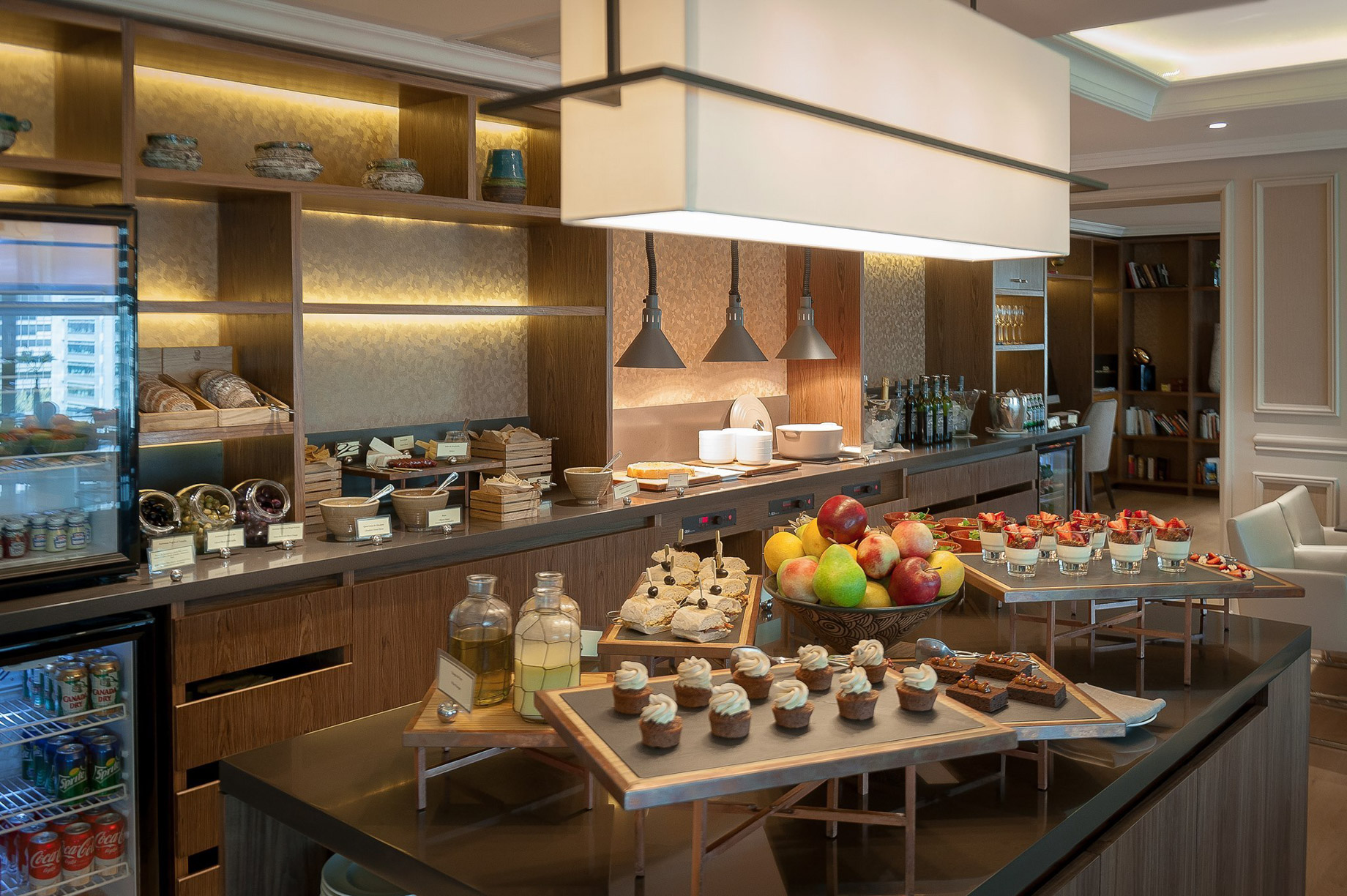 The Ritz-Carlton, Santiago Hotel – Santiago, Chile – Club Lounge Food Stations
