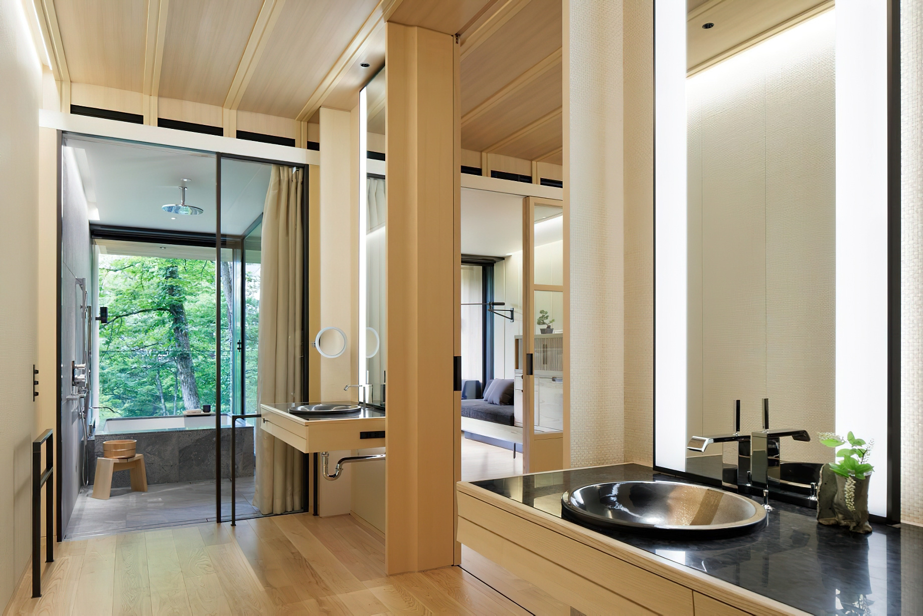 The Ritz-Carlton, Nikko Hotel – Nikko Tochigi, Japan – Lake Chuzenji View King Room Bathroom