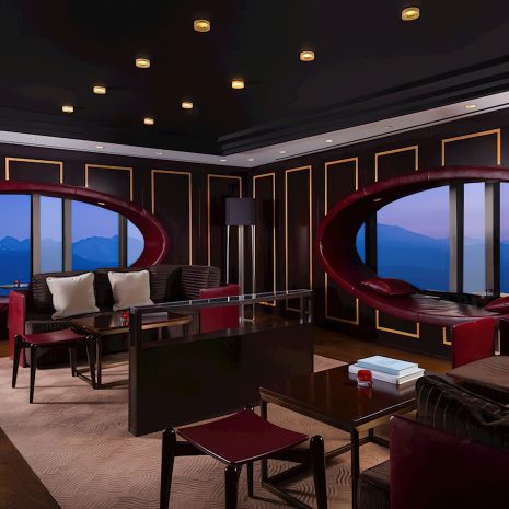 The Ritz-Carlton, Almaty Hotel - Almaty, Kazakhstan - Seven Bar & Restaurant Lounge Interior
