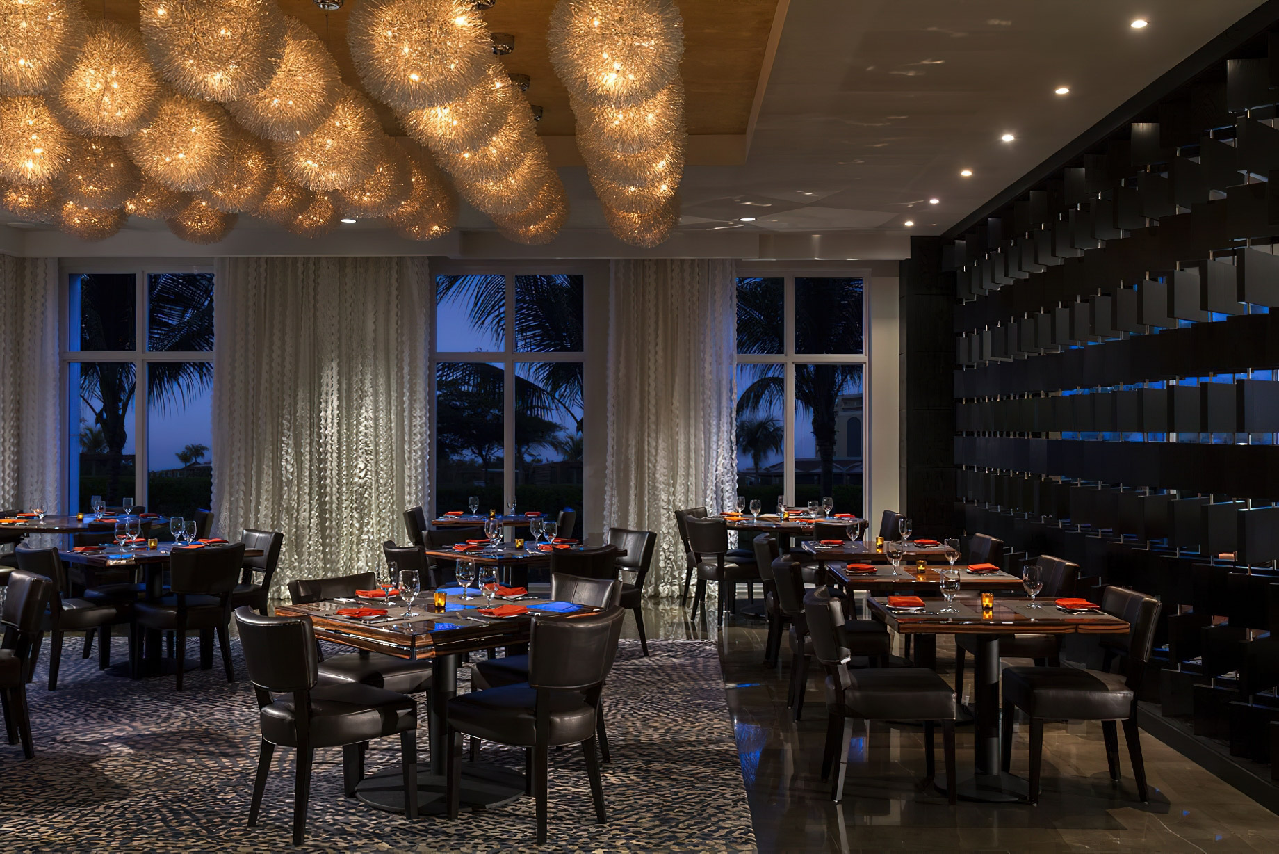 The Ritz-Carlton, Aruba Resort – Palm Beach, Aruba – BLT Steak Restaurant Tables