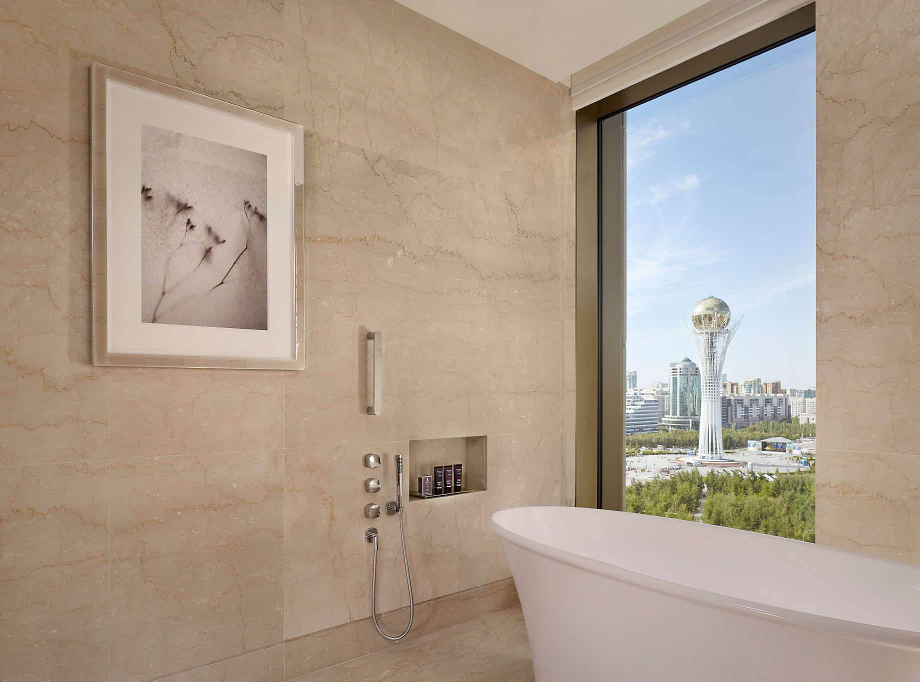 The Ritz-Carlton, Astana Hotel – Nur-Sultan, Kazakhstan – Executive Suite Bathroom