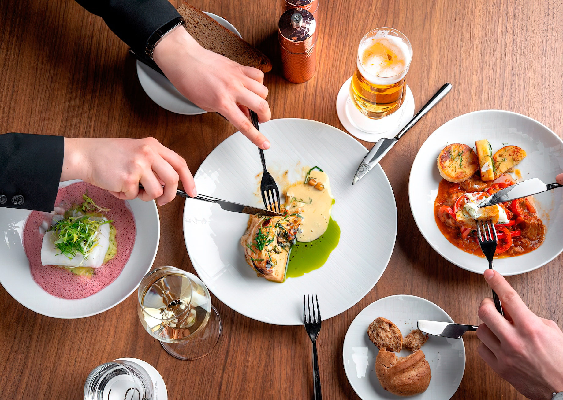 The Ritz-Carlton, Berlin Hotel - Berlin, Germany - Pots Restaurant Food