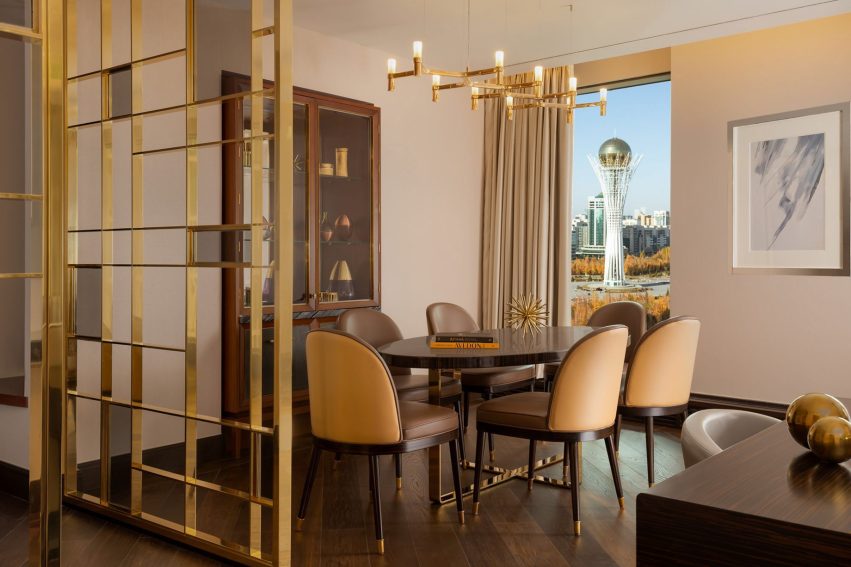 The Ritz-Carlton, Astana Hotel - Nur-Sultan, Kazakhstan - Executive Suite Dining Room