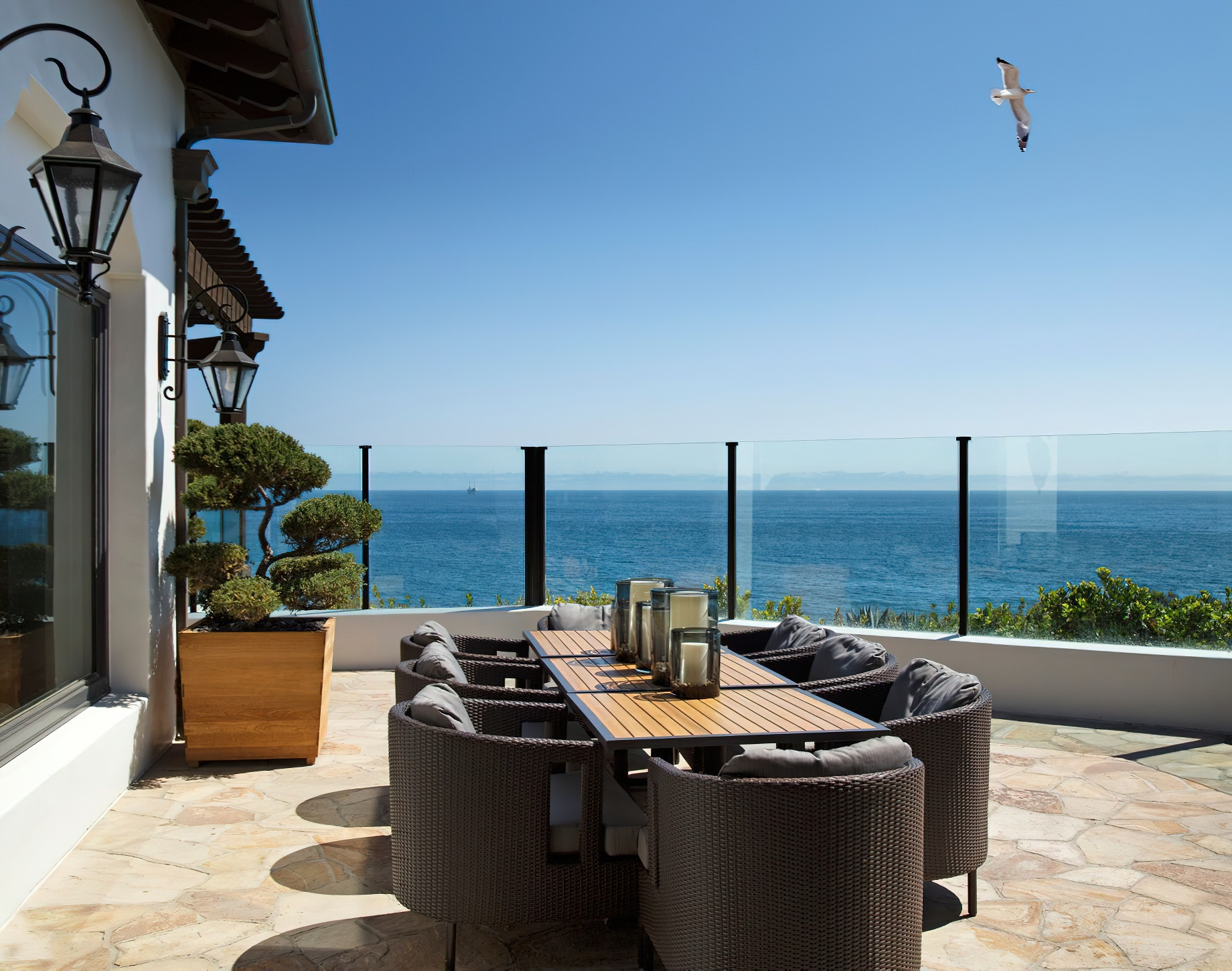 The Ritz-Carlton Bacara, Santa Barbara Resort – Santa Barbara, CA, USA – Angel Oak Restaurant Outdoor Dining