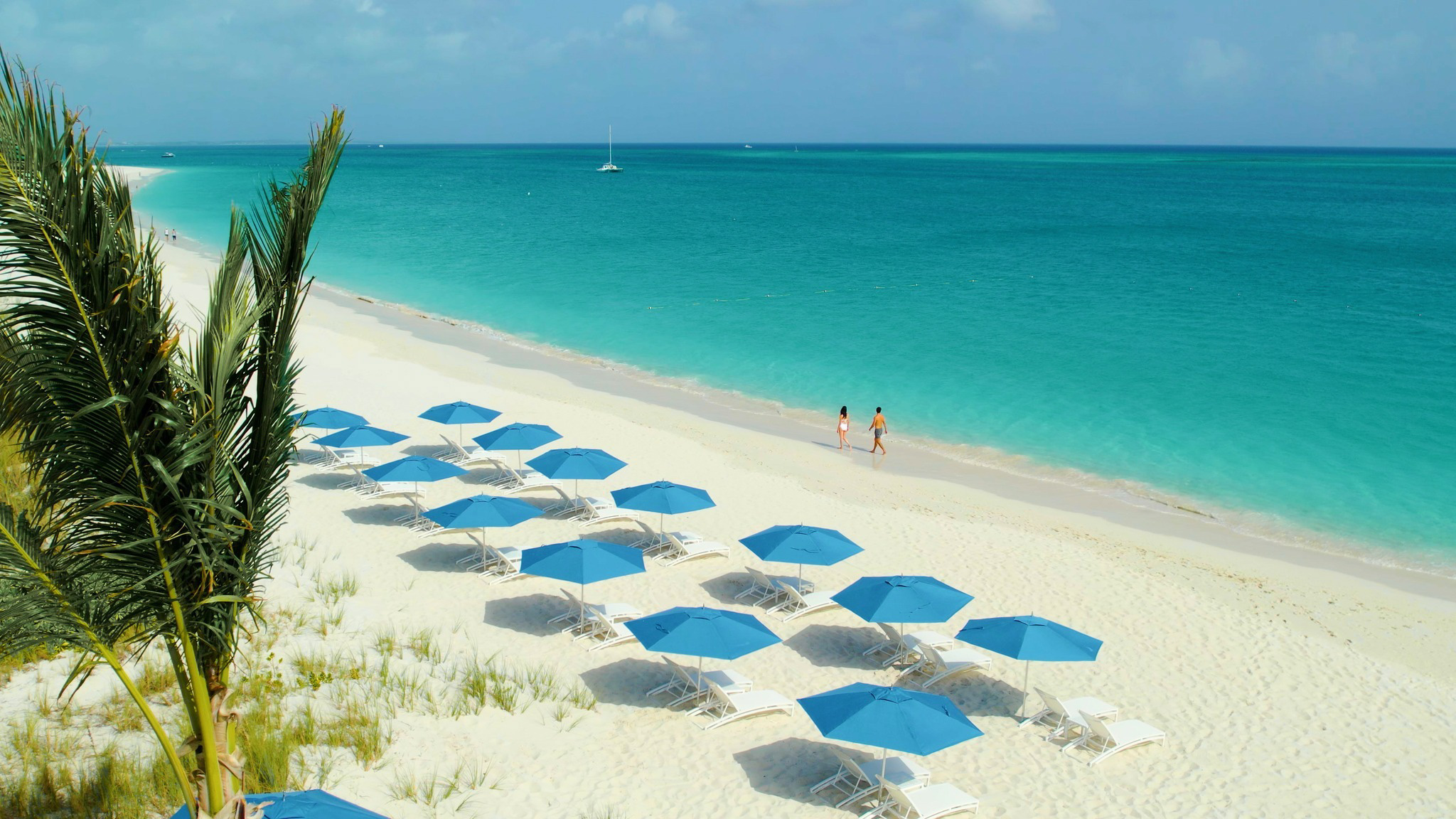 The Ritz-Carlton, Turks & Caicos Resort – Providenciales, Turks and Caicos Islands – Beach Aerial Ocean View