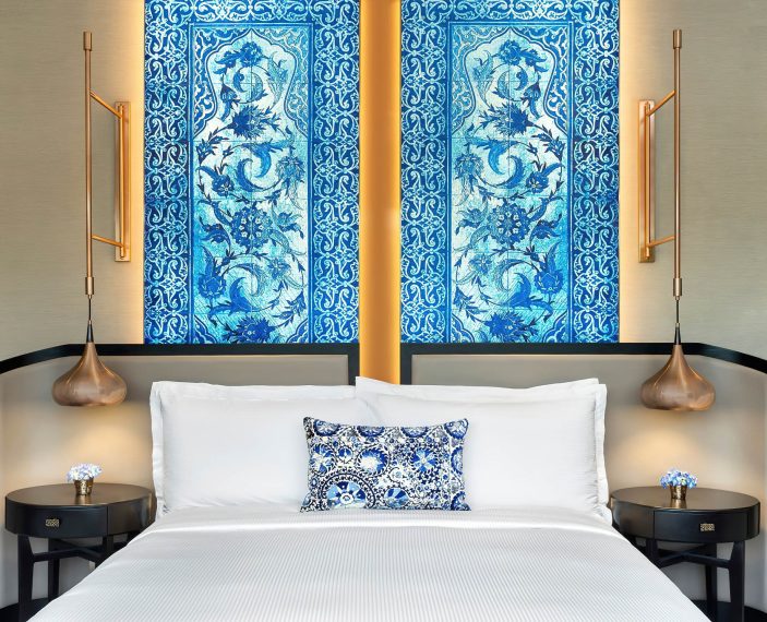The Ritz-Carlton, Istanbul Hotel - Istanbul, Turkey - Istanbul Suite Bed Headboard