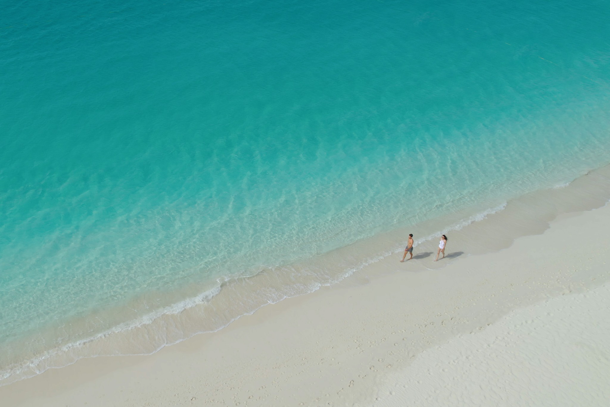 The Ritz-Carlton, Turks & Caicos Resort – Providenciales, Turks and Caicos Islands – Beach Aerial View
