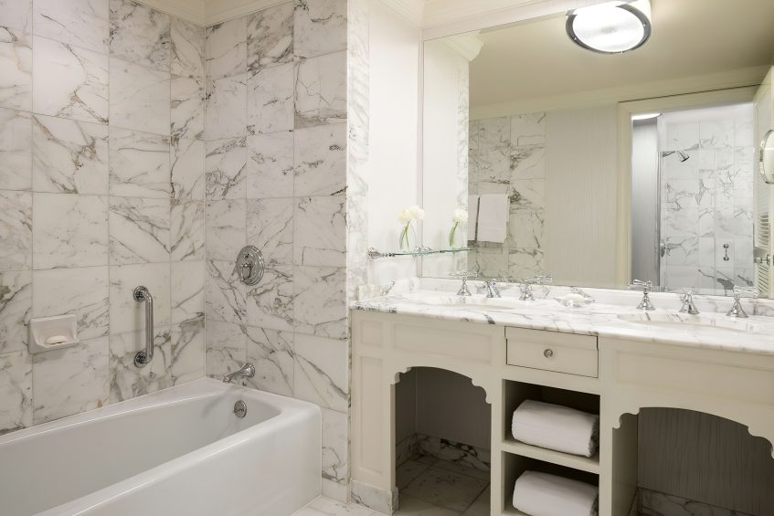 The Ritz-Carlton, San Francisco Hotel - San Francisco, CA, USA - One Bedroom Suite Bathroom