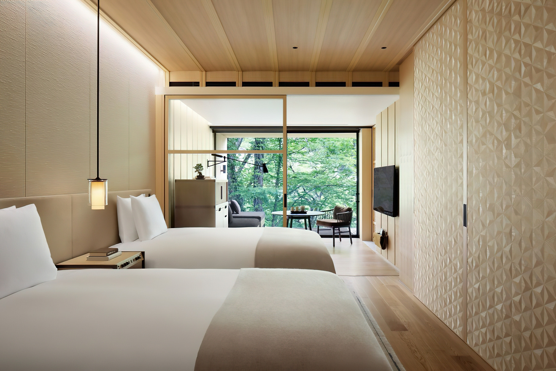 The Ritz-Carlton, Nikko Hotel – Nikko Tochigi, Japan – Mount Nantai View Double Room