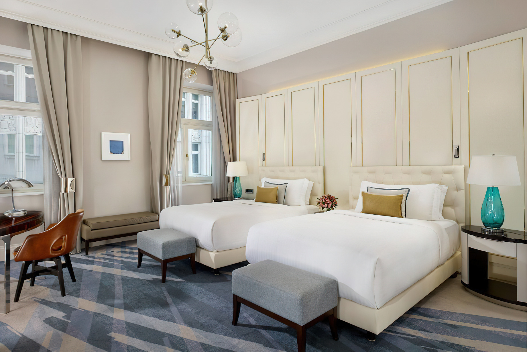 The Ritz-Carlton, Budapest Hotel – Budapest, Hungary – Deluxe Twin Room Interior