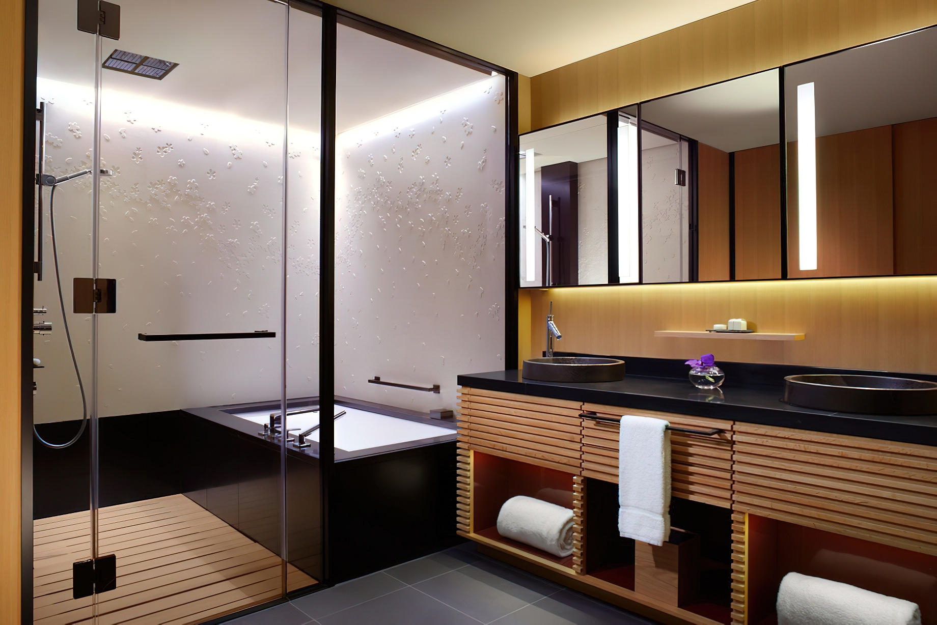 The Ritz-Carlton, Kyoto Hotel – Nakagyo Ward, Kyoto, Japan – Garden Suite Bathroom